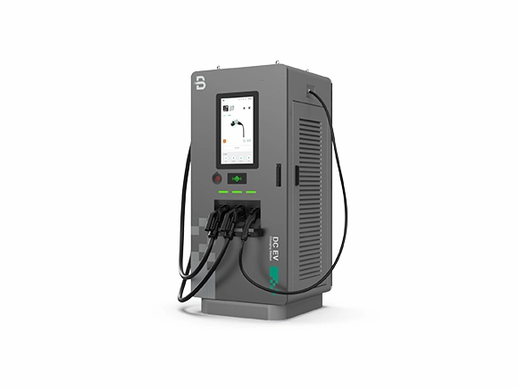 Floor-Mounted 2 Guns DC EV Charger | EVB DC Fast Charging Station